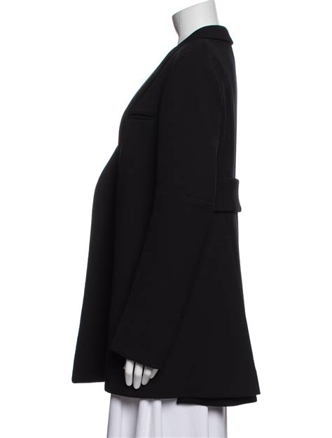 celine crombie coat black|Crombie coat in double face wool blend .